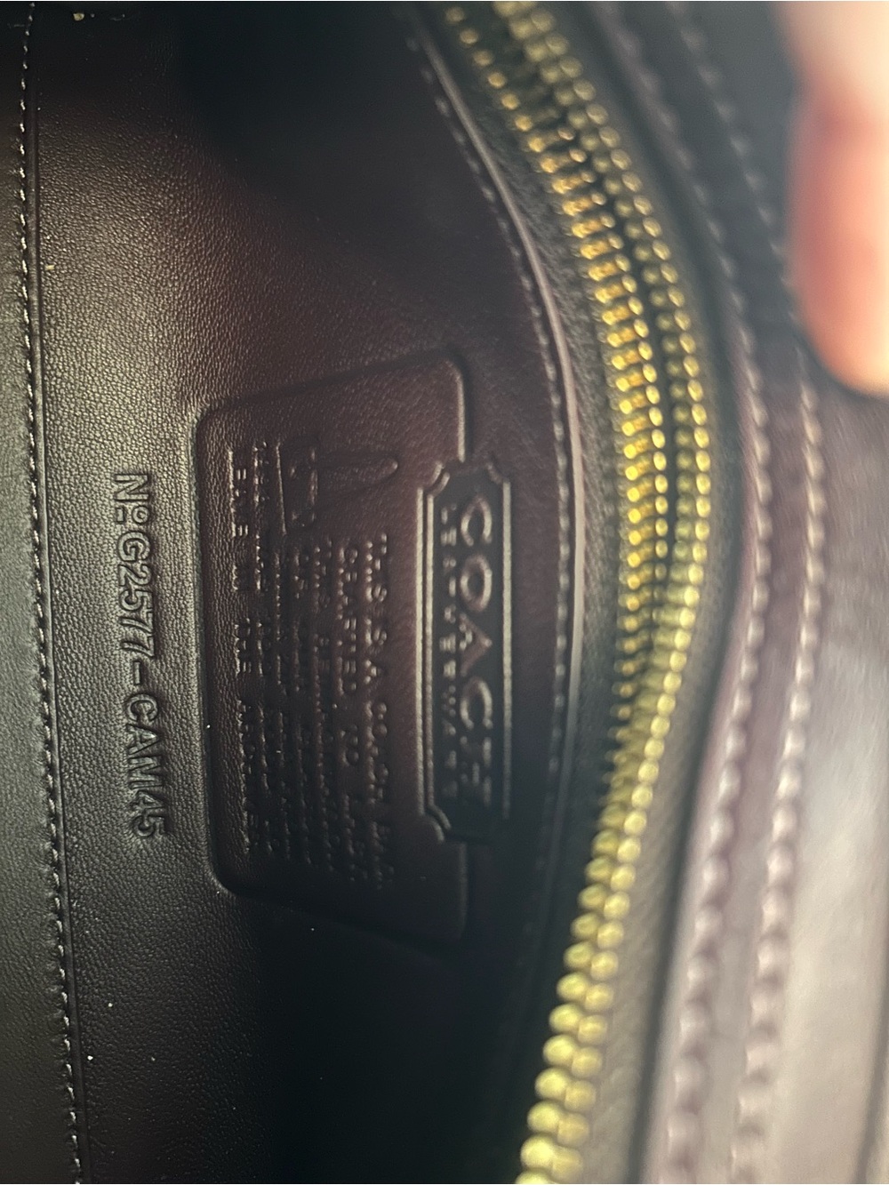COACH Mini Swing Zip Bag - Picture 7 of 9